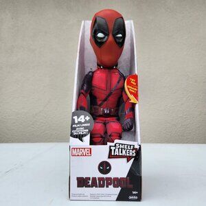 NEW Deadpool 12" Talking Plush Doll Pull String Toy Collectible Plushie Shelf Ta